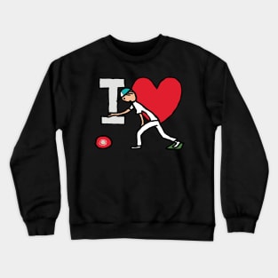 I Love Lawn Bowls Crewneck Sweatshirt